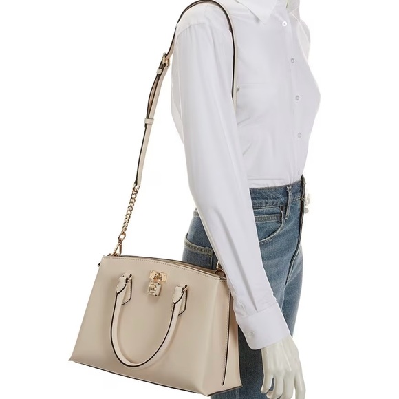 NWT Michael Kors Ruby light cream satchel - Picture 4 of 14